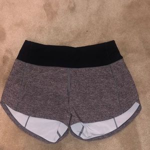 Gray lululemon shorts 4” inseam